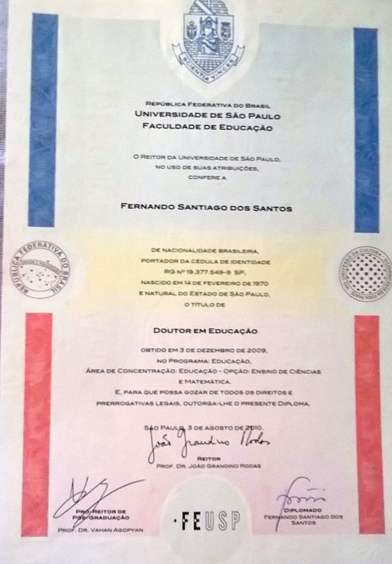 Doutorado usp Trabalho de formatura